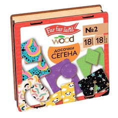 Лото «Досочки Сегена № 2», 18 досочек, 18 вставных фигур Десятое королевство