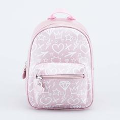 Рюкзак Котофей 02811289-40, розовый, выс. 22 см.