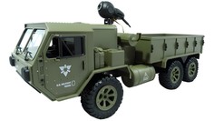 Радиоуправляемый американский военный грузовик с WiFi FPV камерой Feiyue FY004AW
