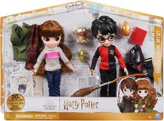 Куклы Wizarding World Гарри Поттер и Гермиона серия Harry Potter и 20 аксессуаров