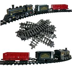 Детская железная дорога с поездом Classic Train, 15 элементов, размер дороги 100х100 см Play Smart