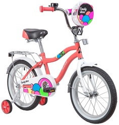 Велосипед NOVATRACK Candy 16 (2019) 10 / коралловый 10 ростовка