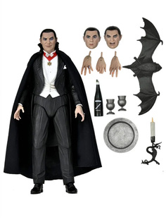 Фигурка вампир граф Дракула Dracula подвижная с аксессуарами 18 см Neca