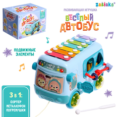 Развивающая игрушка ZABIAKA Автобус звук