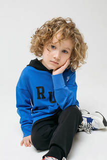 Худи детское CROCKID М 3254-7, ярко-голубой к1281, 116