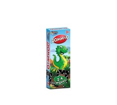 Игра настольная Играем Вместе Домино динозаврики