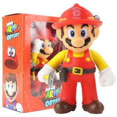 Фигурка Mario Марио Пожарный, 12 см No Brand