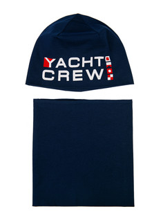 Шапка детская PlayToday 12411261, тёмно-синий, 56