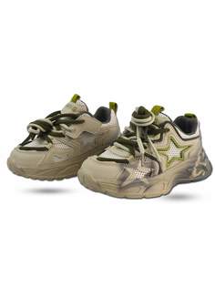 Кроссовки детские MAGIC LAND 241322, бежевый; хаки, 37