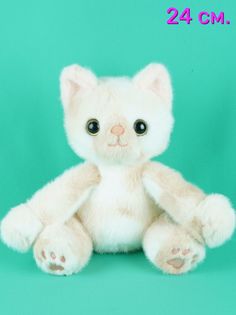 Мягкая игрушка АКИМБО КИТ Котик бежевый 24 см