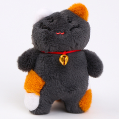 Мягкая Игрушка Котик 10091803, 14 См, Коричневый No Brand