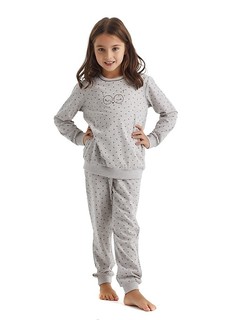 Пижама детская BlackSpade BS60344, бежевый меланж, 152
