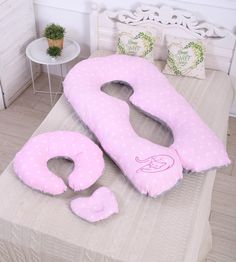 Подушка для мам Мастерская снов 4в1 розовый; серый