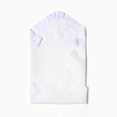 пеленка многоразовая Папитто, Кружево, 10093081, размер 75х75 см, белый
