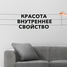 Гирлянда-растяжка Красота внутреннее свойство VN820 черная No Brand