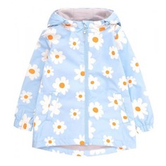 Ветровка для девочки Crockid Ромашки голубая размер 80-86