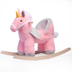 Качалка детская Нижегородская игрушка Единорог малый со спинкой См-810-1_р/с
