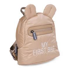 Рюкзак детский для девочек, мальчиков CHILDHOME MY FIRST BAG, беж