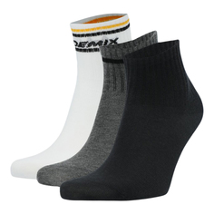 Носки детские Demix, черный-белый-серый, 20, 3 пары