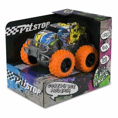 Машинка PitStop инерционная Трак Граффити разноцветная 10 см