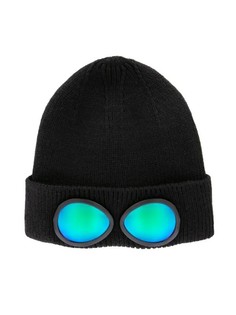 Шапка для мальчиков PlayToday My Ambitions с декором Очки черная р 56