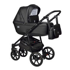 Коляска 2в1 Indigo Broco Eco be 03, черная