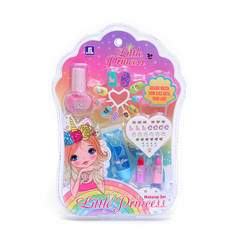 Набор косметики для девочки Маленькая принцесса, 9695423, с накладными ногтями No Brand