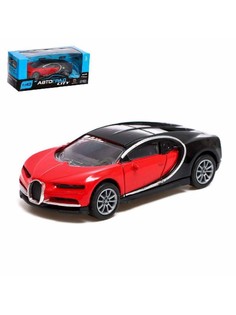 Машинка Автоград Bugatti инерционная Купе красная