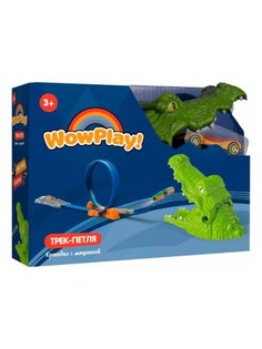 Игровой набор Трек-петля крокодил с 1 машинкой No Brand