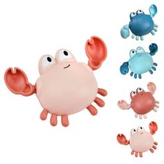 Игрушка для ванны заводная Крабик, 1 шт, в ассортименте