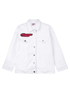 Куртка джинсовая детская PlayToday 12441029, белый, 164