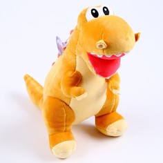Мягкая игрушка "Динозаврик", 31 см, цвет оранжевый No Brand