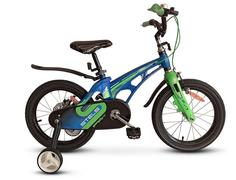 Велосипед Stels 14" Galaxy V010 (LU095738) Синий/Зелёный