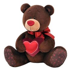 Мягкая игрушка Медведь с сердцем Choco&Milk Orange Toys 70 см