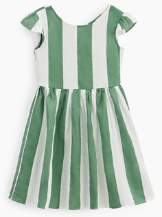 Платье детское Happy Baby 88158, green-stripe, 98