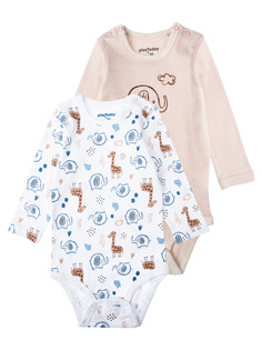 Боди детское 2 шт PlayToday 12419036, разноцветный, 74