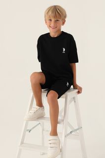 Костюм повседневный детский U.S. POLO Assn. US1774-V1, черный, 116