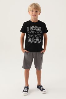 Костюм повседневный детский U.S. POLO Assn. US1760-V1, черный, 110