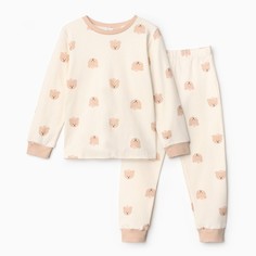 Пижама детская, цвет бежевый, рост 98-104 см Linas Baby