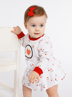 Платье детское КотМарКот 2430972, белый, 80