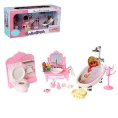 Игровой набор Семейная усадьба ванная комната 9939300 мебель для кукол No Brand