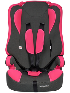 Автокресло Teddy Bear 513 RF без вкладыша розовый, гр 1/2/3, 9-36кг