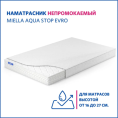 Наматрасник детский Miella Aqua Stop Evro непромокаемый, на резинке 60x140 см