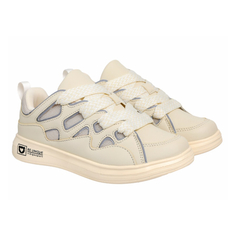 Кеды Indigo Kids для девочек, размер RU 34, бежевые, 40-801D