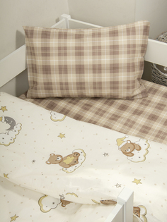 Комплект детского постельного белья Мишка на облачке 160х80 Сонный гномик 394 10