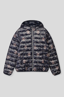 Куртка утепленная Benetton 25M3CN014, синий, M