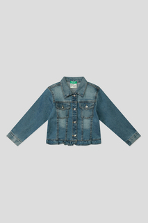 Куртка джинсовая Benetton 2RW4GN013, синий, YS