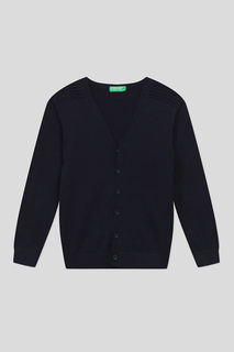 Кардиган Benetton 11AZC600C, темно-синий, EL