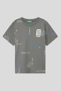 Футболка Benetton 31U9C10A4, Серый, EL