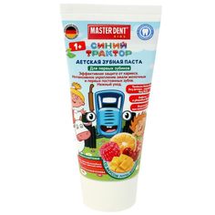 Зубная паста детская Master Dent Синий трактор, тутти-фрутти, 50 мл